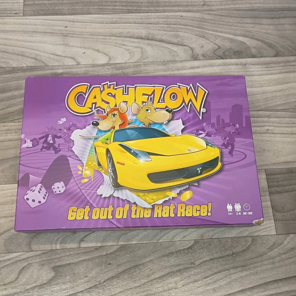 Rich Dad CASHFLOW Get Out Of The Rat Race Finance Board Game by Robert Kiyosaki